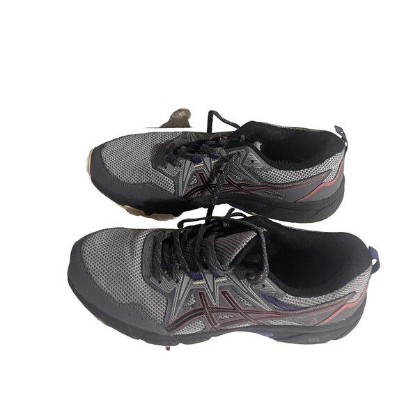 ASICS Women’s Gel-Venture 8 Trail Running Shoes Size 10 Gray Red 1012A708 - Picture 3 of 12